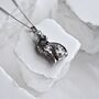 Large Cat Charm Necklace Gift 925, thumbnail 6 of 8