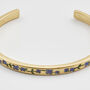 Gold Forget Me Not Bangle, thumbnail 6 of 9