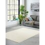 Machine Washable Tufted Cream Rug, thumbnail 1 of 8
