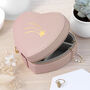 Shooting Star Pink Heart Travel Jewellery Case, thumbnail 3 of 10