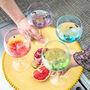 Personalised Coloured Gin Balloon Glass Set Of Four, thumbnail 2 of 7