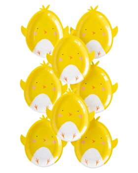 Easter Chick Shaped Plates X Eight, 3 of 3
