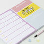 Stupendously Strong Weekly Planner Notepad, thumbnail 4 of 5