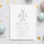 My Love Is Personalised Wedding Invitations 10 Pack, thumbnail 1 of 3