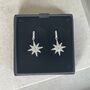 Sterling Silver Dangly North Star Earrings, thumbnail 4 of 12