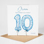 Personalised 10th Birthday Card, thumbnail 2 of 4