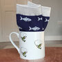 Fish Fine Bone China Mug And Sock Set, thumbnail 1 of 4