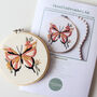 Butterfly Hand Embroidery Kit, thumbnail 5 of 6