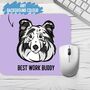 Sheltie Face Mouse Mat, thumbnail 4 of 4