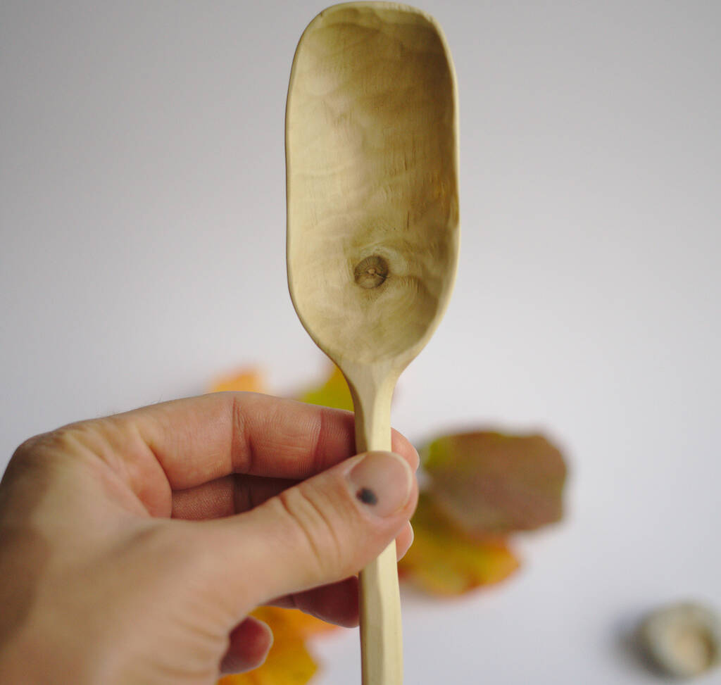 The Large Wooden Scoop Spoon | No. 153, 1 of 8