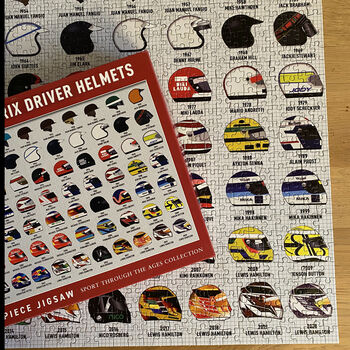 Formula One Grand Prix Driver's Helmets Jigsaw, 5 of 9