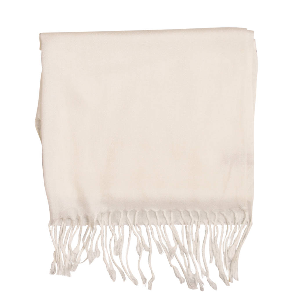 luxury shimmering ivory pashmina by dibor