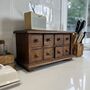 Wooden Apothecary Drawer Chest, thumbnail 1 of 6