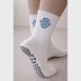 'The Hamsa' Pilates Grip Socks, thumbnail 1 of 3