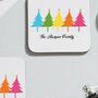 Bright Personalised Christmas Coasters, thumbnail 2 of 2