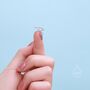 Sterling Silver Dotted Single Piercing Spiral Hoop Earrings, thumbnail 8 of 10
