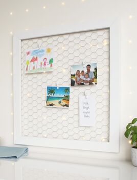 French Style Wire Memo Board With Matching Pegs, 5 of 9
