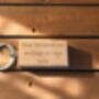 Personalised Wooden Bottle Opener Keyring Engraved Gift, thumbnail 3 of 8