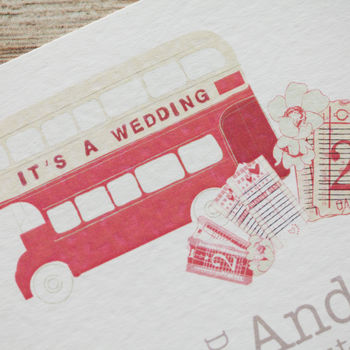 Magic Bus Wedding Stationery, 4 of 10