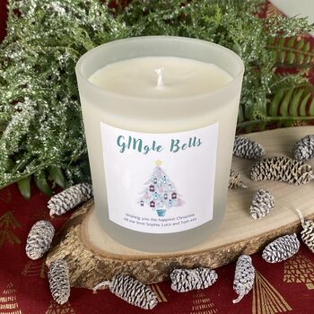 Personalised Fun Christmas Candle Gin Gift, 2 of 10