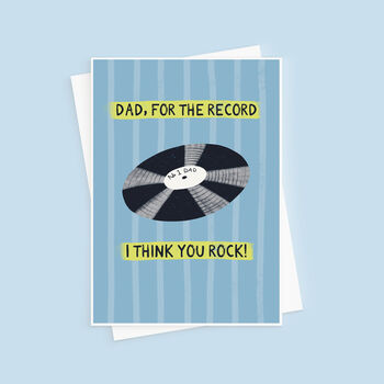 Funny Think You Rock Father's Day Card, 2 of 4