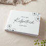 Blossom Personalised Surname Wedding Guest Book, thumbnail 1 of 3