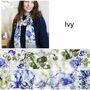 Personalised Silk Scarf 60th Birthday Gift For Her, thumbnail 6 of 8