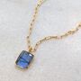 The Rectangle Labradorite Necklace, thumbnail 8 of 10