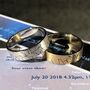 Custom Men's Star Map Engagement And Wedding Ring, thumbnail 1 of 8