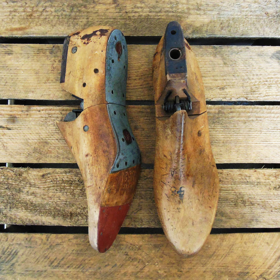 vintage wooden shoe last by the den & now | notonthehighstreet.com