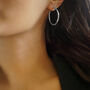 Quality Silver Plated Hoops, Three Sizes, thumbnail 1 of 9
