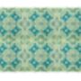 Botanical Green Blue Ceramic Tile, thumbnail 9 of 12