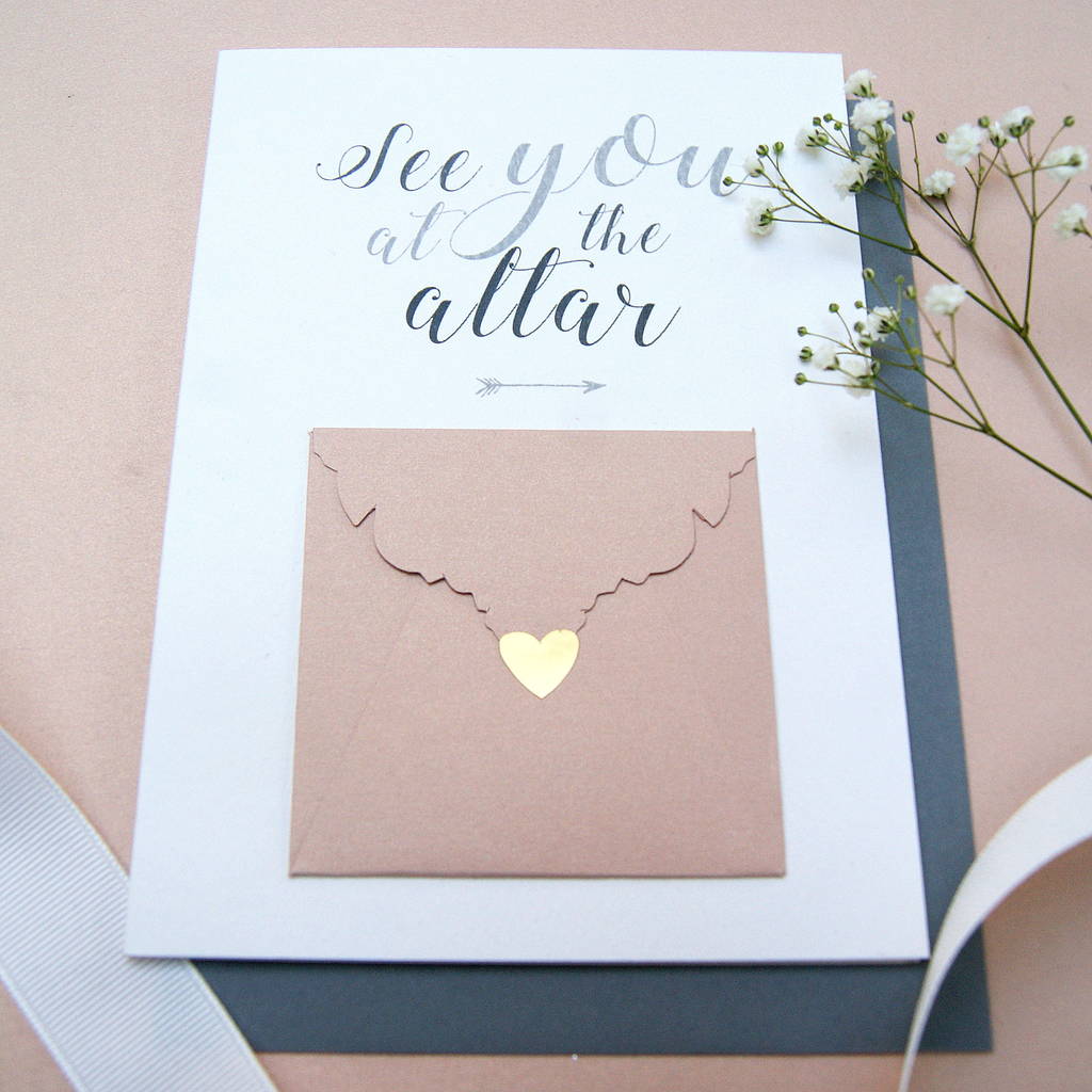 Wedding Day Card 'See You At The Altar', 1 of 7
