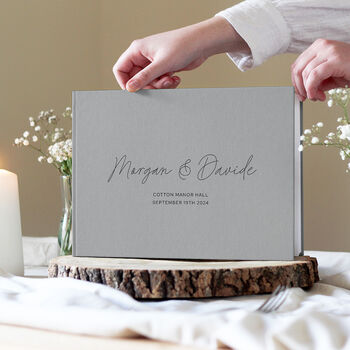 Personalised Traditional Wedding Guestbook, 2 of 5