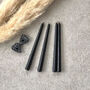 Halloween Bleeding Black Dinner Candles Set Of Four, thumbnail 7 of 10