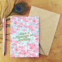 Have A Flamingo Od Birthday Card, thumbnail 1 of 6