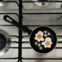 Fried Egg Resin Glitter Studs / Fun Breakfast Earrings / Brunch Jewellery / Gift For Chefs, thumbnail 1 of 5