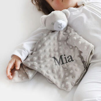 Personalised White Sherpa Blanket And Comforter Set, 6 of 12