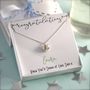 Sterling Silver Congratulations Necklace, thumbnail 10 of 12