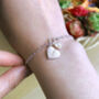 Mother And Child Initial Heart Bracelet, thumbnail 2 of 12