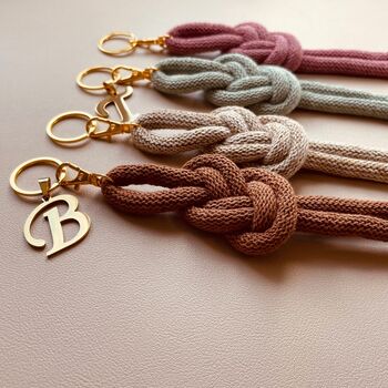 Personalised Cord Knot Keyring, 3 of 8