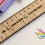 Class Of 2026 Ruler – Personalised Wooden Ruler Gift, thumbnail 1 of 4