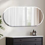 Long Oval Flat Wall Mirror, thumbnail 12 of 12