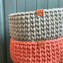 Super Chunky Crochet Basket, thumbnail 5 of 6