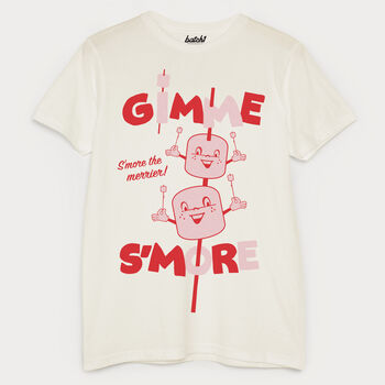 Gimme S'more Men's Slogan T Shirt, 5 of 5
