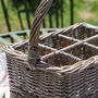 Personalised Wicker Cutlery Caddy Basket, thumbnail 6 of 7