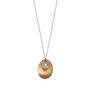 Rose Gold Colour Aluminium Necklace With Pearl, thumbnail 1 of 2