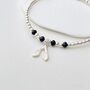 Artesia Black Onyx Sterling Silver Sycamore Bracelet, thumbnail 4 of 9