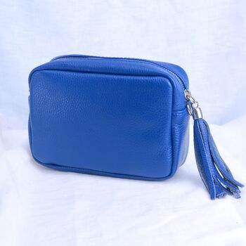 Personalised Elsa Leather Crossbody Boxy Bag, 5 of 10