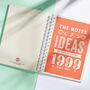 Personalised Vintage Style Notes And Ideas Notebook, thumbnail 2 of 5